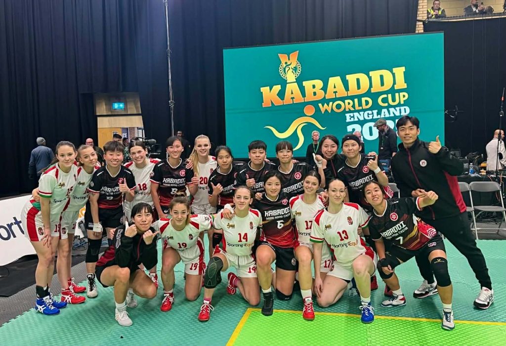 A magyar válogatott az angliai Kabaddi Világkupa színpadán